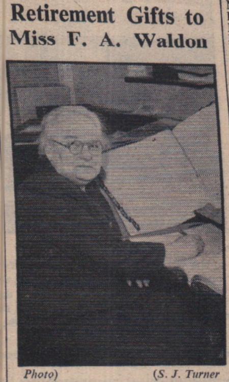 16.5.1952 Bideford Miss Waldon muller