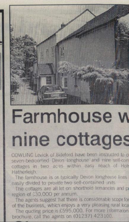 17 Farm house for sale 11th July