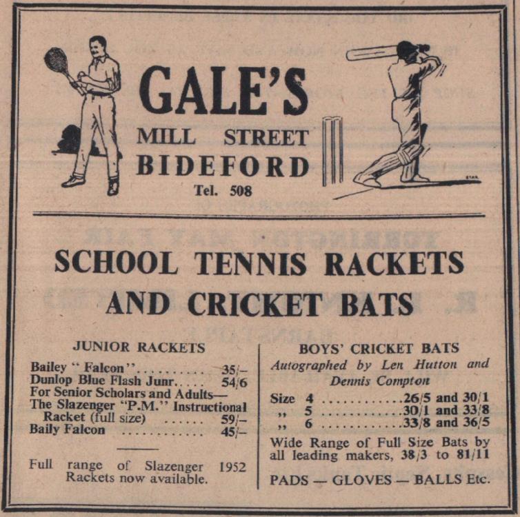 2.5.1952 Bideford Gales