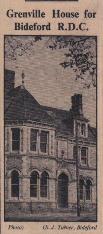 2.5.1952 Bideford Grenville House