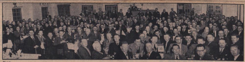 2.5.1952 Bideford skittles league dinner
