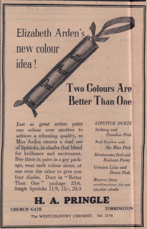 2.5.1952 Torrington Arden advert