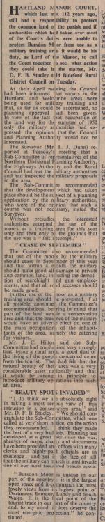 23.5.1952 Hartland Manor Court Bursdon Moor
