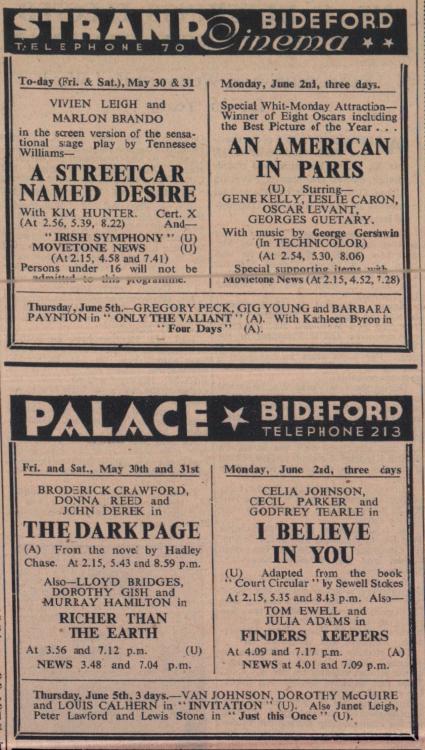30.5.1952 Cinema