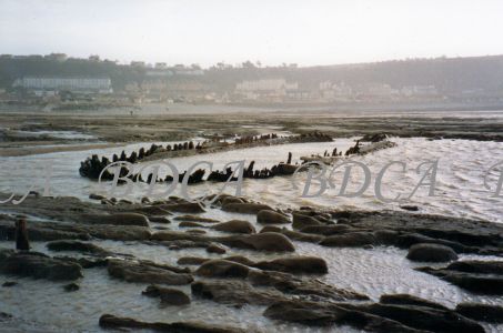 58   beach stripped of sand shipwreck
