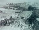 58   groynes damaged shoreline men working