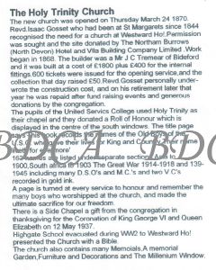 58 .1  holy trinity church information