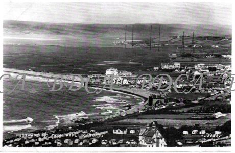 58   aerial view kipling tors northam burrows radar