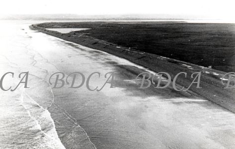 pla westward ho  aerial view beach pebble ridge